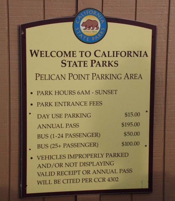 crystal cove parking cost
