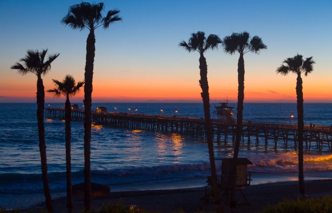 San Clemente Pier City Beach in San Clemente, CA - California Beaches