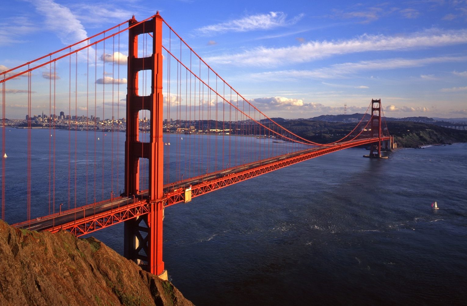 Golden Gate Bridge Vista at Battery Spencer, Sausalito, CA - California ...